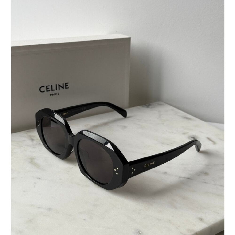 Celine "3 Dots" square geometric-shaped sunglasses